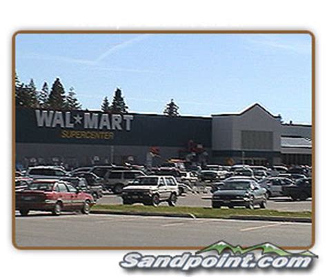 Walmart sandpoint - Walmart Supercenter. 3.0 (2 reviews) Claimed. $$ Department Stores, Grocery. Add photo or video. Write a review. Add photo. Location & Hours. Suggest an edit. 3300 Hwy 95 N. Sandpoint, ID 83864. Get directions. Amenities and More. Offers Delivery. Accepts Credit Cards. Dogs Allowed. Offers Catering. 1 More Attribute. Ask the Community. 